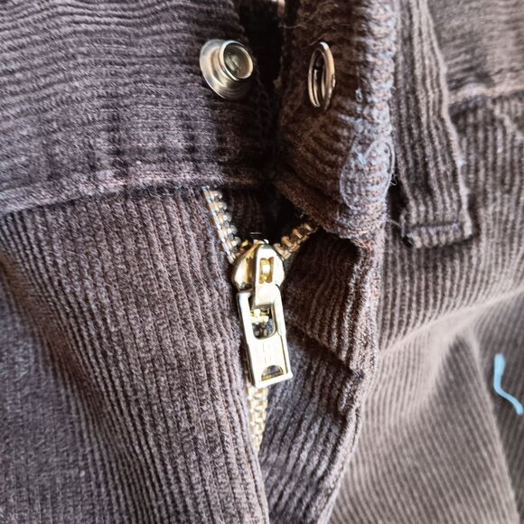 Boys 27x27 Vintage Corduroy Jeans Pants Bootcut 1970's Hippie Disco - Picture 4 of 5